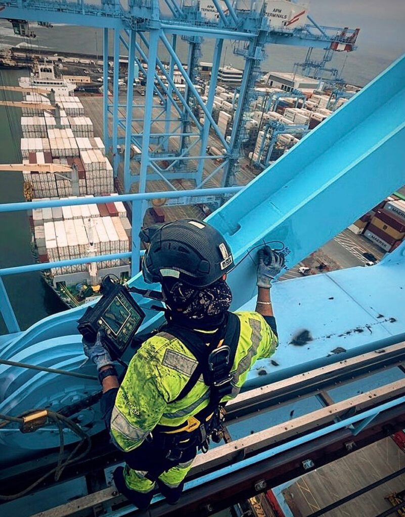 Servicio de pruebas no destructivas en altura